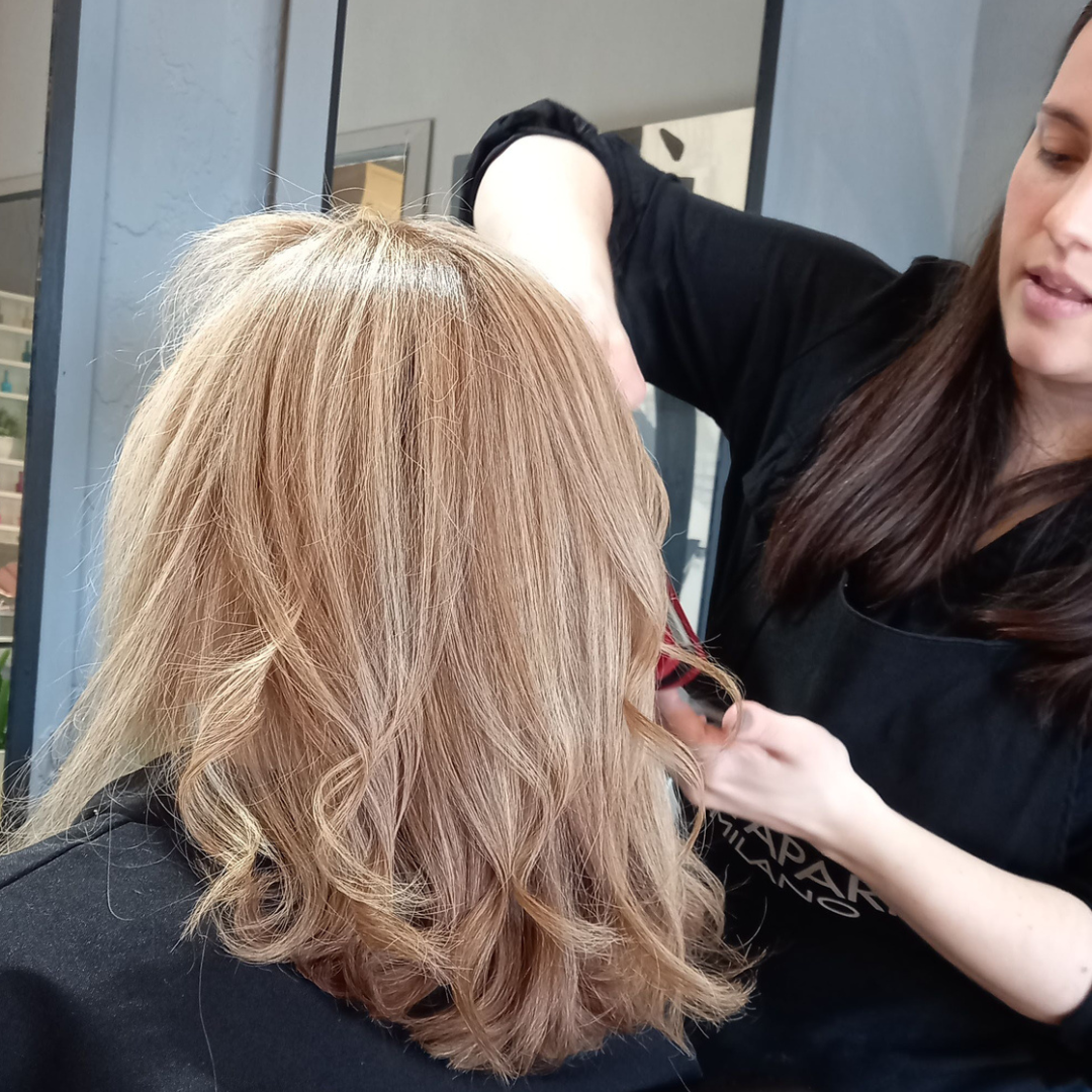 Trabajo de peluquería en Nina Peluquería, Guaymallén Mendoza